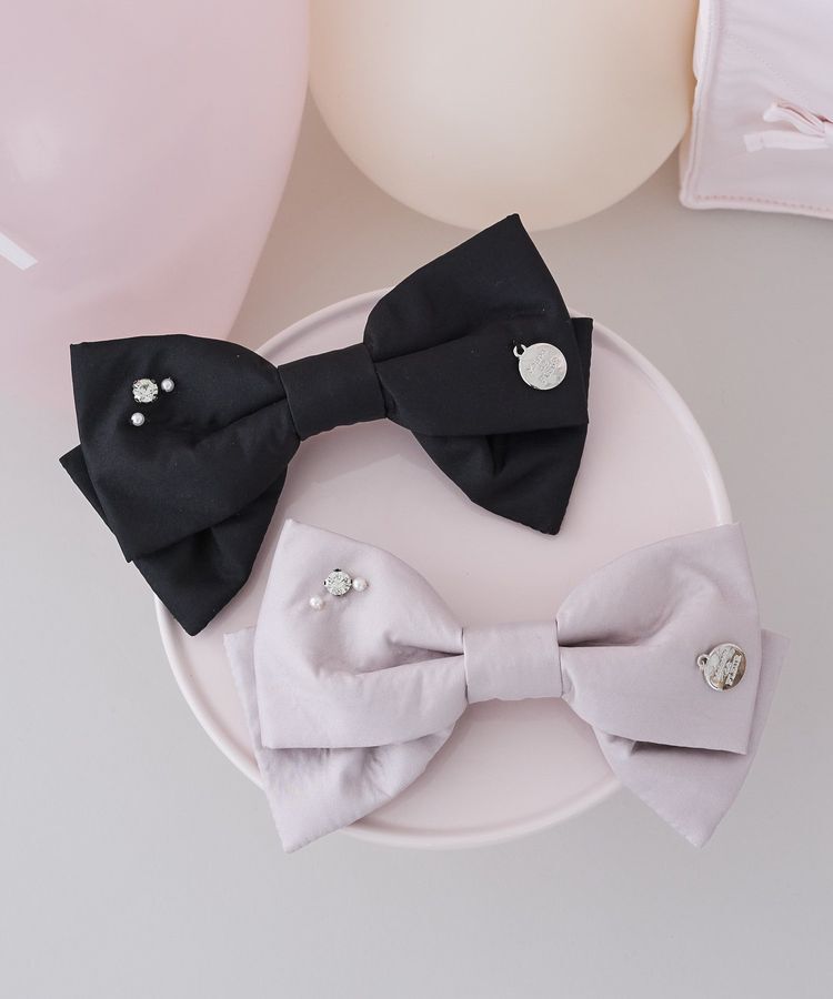 Maison de FLEUR「リボンマニアビジューサテンバレッタ」|その他|