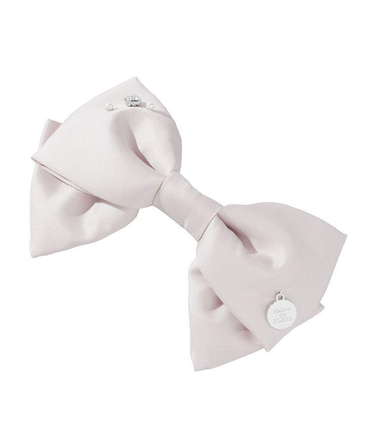 Maison de FLEUR「リボンマニアビジューサテンバレッタ」|その他|