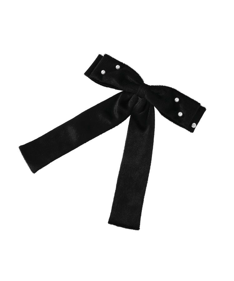 Maison de FLEUR「リボンマニアベロアリボンバレッタ」|その他|
