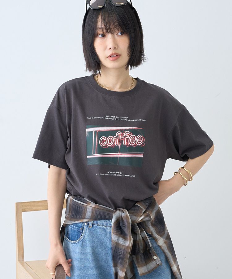 AMERICAN HOLIC「【遮熱】刺繍&フォトプリントTシャツ」|Tシャツ・カットソー|
