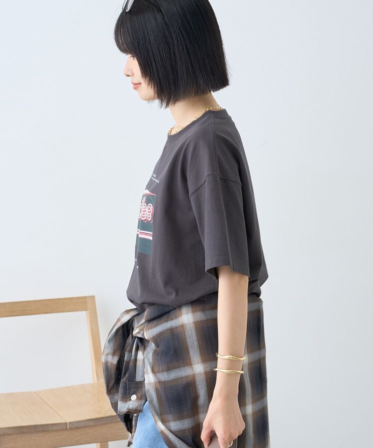 AMERICAN HOLIC「【遮熱】刺繍&フォトプリントTシャツ」|Tシャツ・カットソー|