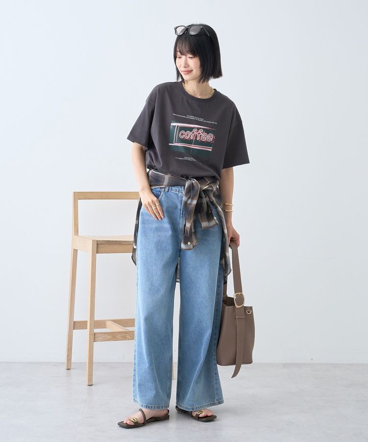 AMERICAN HOLIC「【遮熱】刺繍&フォトプリントTシャツ」|Tシャツ・カットソー|
