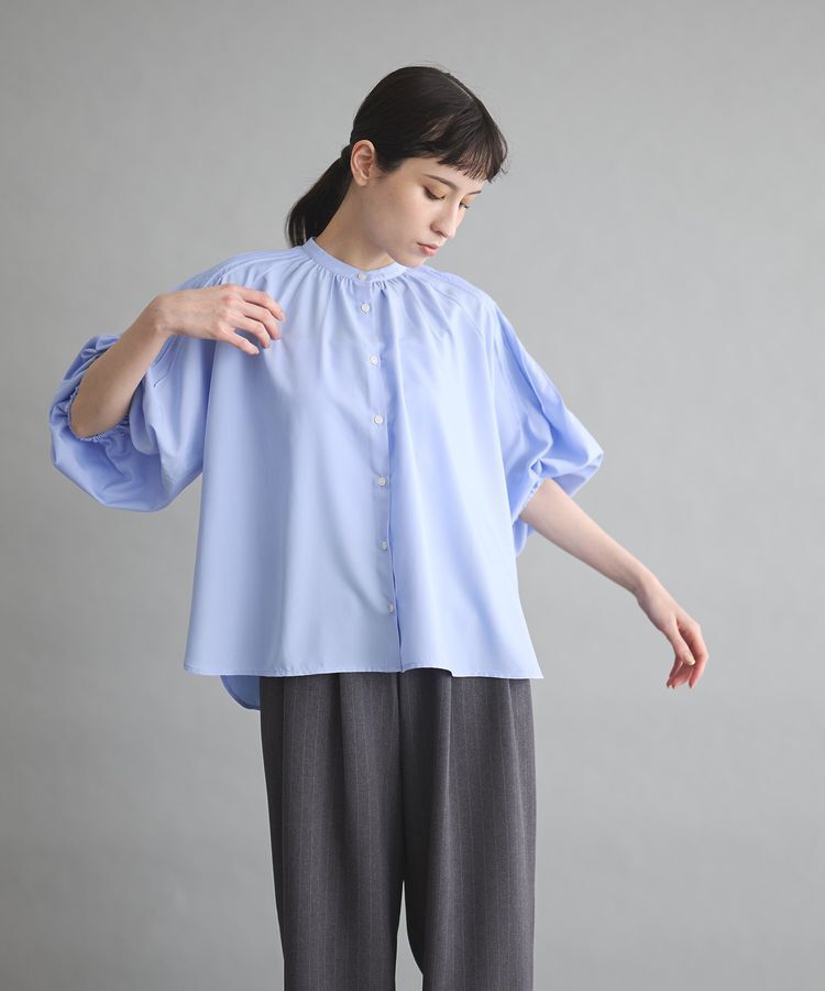 GARAGE OF GOOD CLOTHING「ピンタックボリュームスリーブプルオーバー」|シャツ・ブラウス|