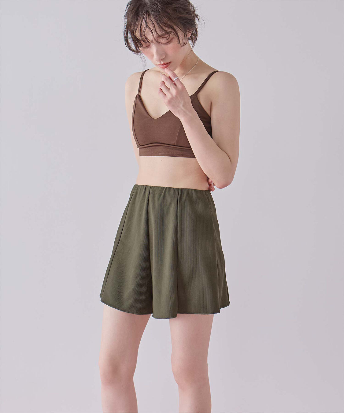 SEA DRESS「ハイウエストシンプルショートパンツ」|スポーツ|