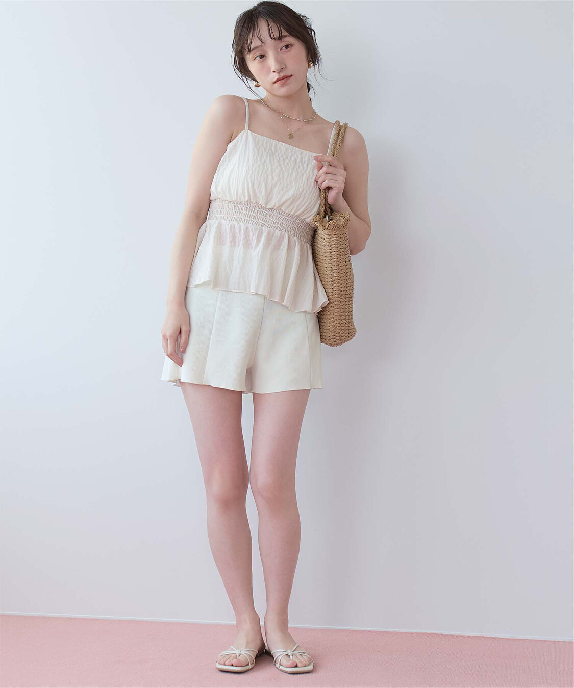 SEA DRESS「ハイウエストシンプルショートパンツ」|スポーツ|