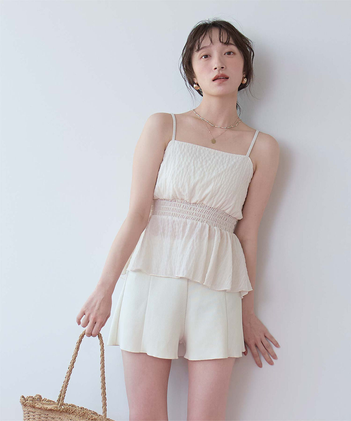 SEA DRESS「ハイウエストシンプルショートパンツ」|スポーツ|