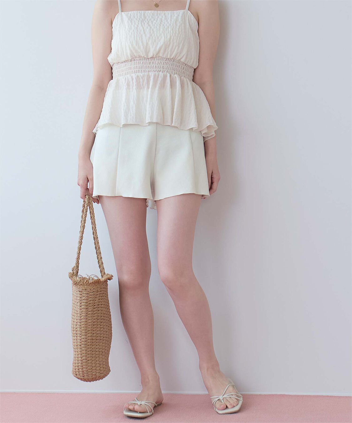 SEA DRESS「ハイウエストシンプルショートパンツ」|スポーツ|