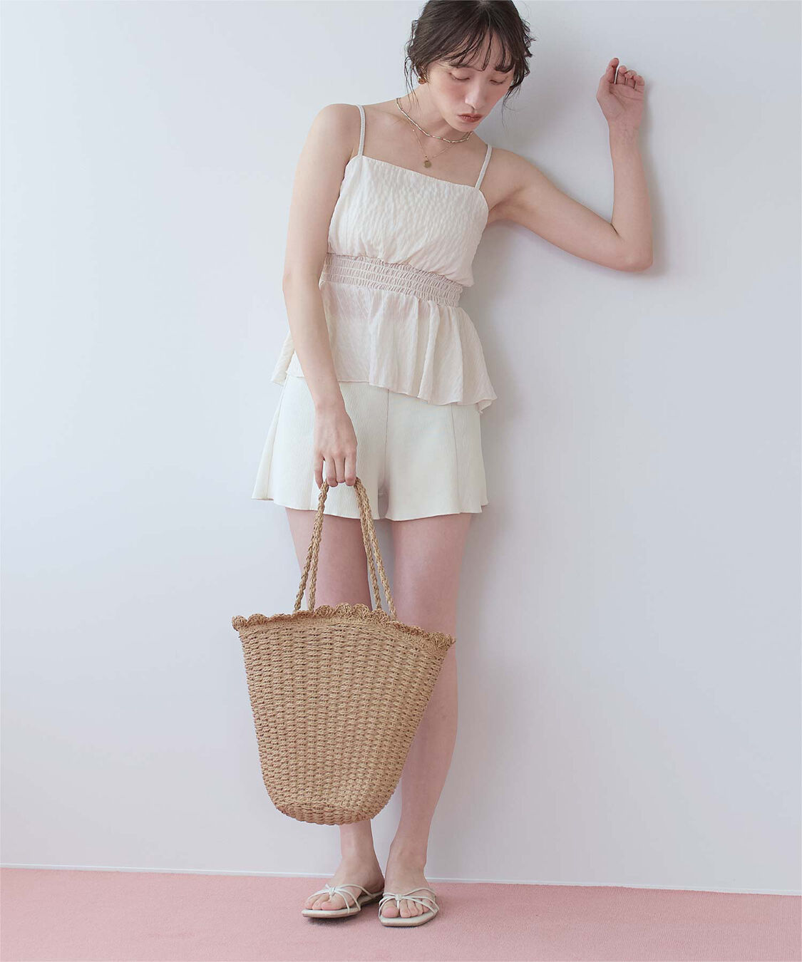 SEA DRESS「ハイウエストシンプルショートパンツ」|スポーツ|