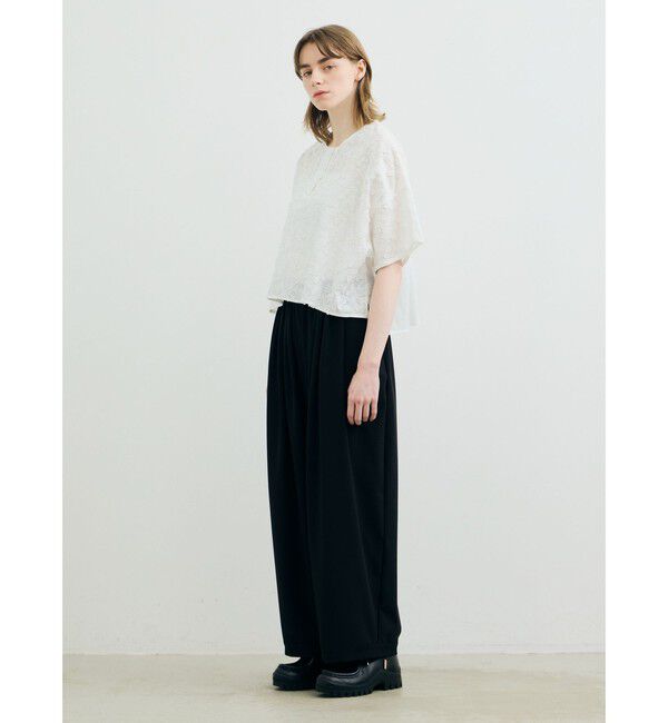 MARMARMAR「MARMARMAR レースショートプルオーバー」|Tシャツ・カットソー|