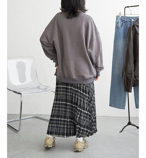 VENCE share style「ラメ裏毛ハートスウェット」|スウェット・ジャージ|
