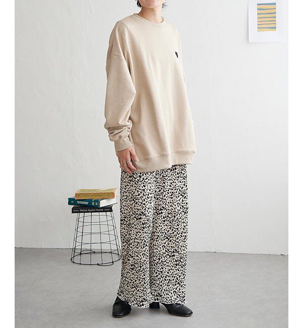VENCE share style「ラメ裏毛ハートスウェット」|スウェット・ジャージ|