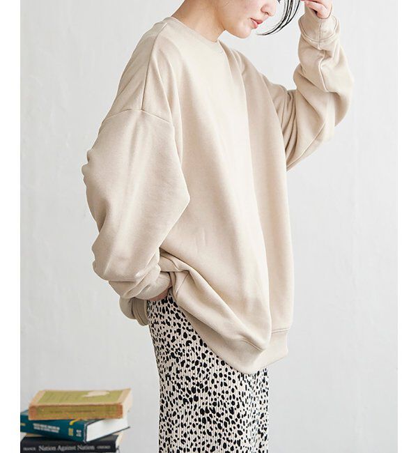 VENCE share style「ラメ裏毛ハートスウェット」|スウェット・ジャージ|