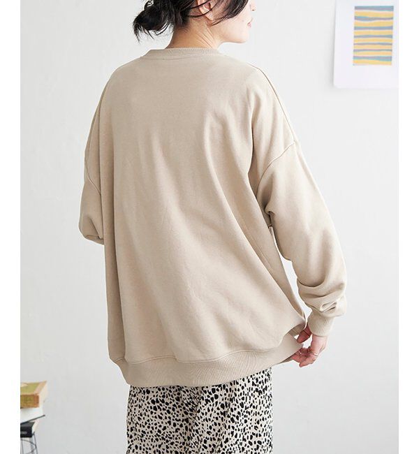 VENCE share style「ラメ裏毛ハートスウェット」|スウェット・ジャージ|