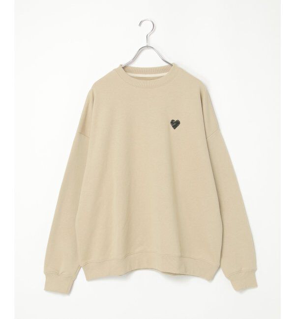 VENCE share style「ラメ裏毛ハートスウェット」|スウェット・ジャージ|