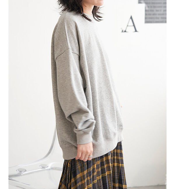 VENCE share style「ラメ裏毛ハートスウェット」|スウェット・ジャージ|