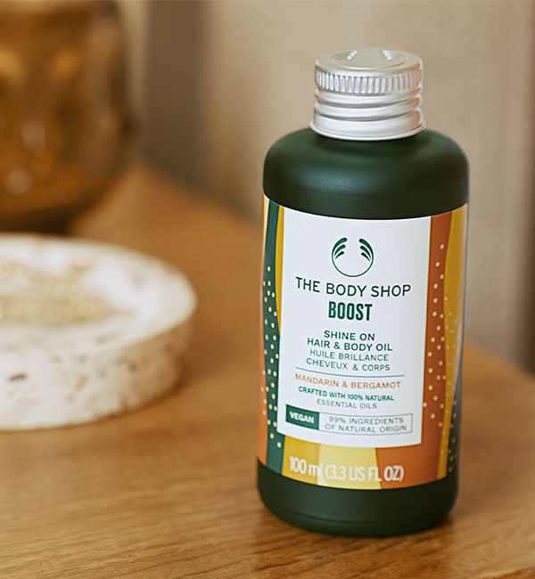 THE BODY SHOP「【特別価格】ウェルネス ヘア&ボディオイル マンダリン&ベルガモット 100mL」|ボディ保湿|
