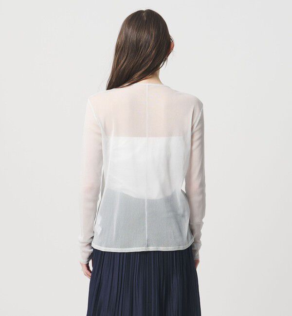UNITED ARROWS「チュールジャージー グリッター カットソー」|Tシャツ・カットソー|