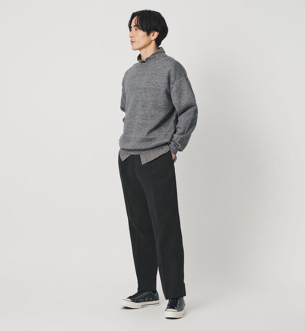 BEAUTY&YOUTH UNITED ARROWS「ソフト ダブルクロス イージー スラックス NO.5」|チノ|