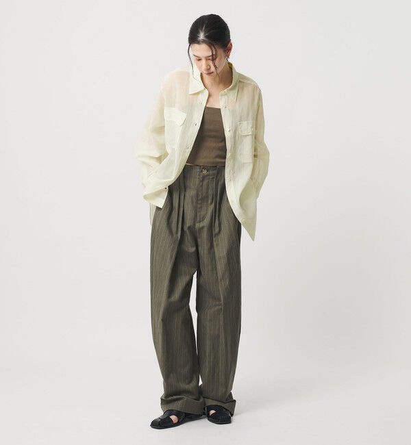 BEAUTY&YOUTH UNITED ARROWS「コットン シアー ワーク シャツ」|シャツ・ブラウス|