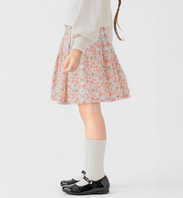 SHIPS Colors 「SHIPS Colors:90～140cm/〈洗濯機可能〉フラワー タック キュロット◇」|キュロット|レッド