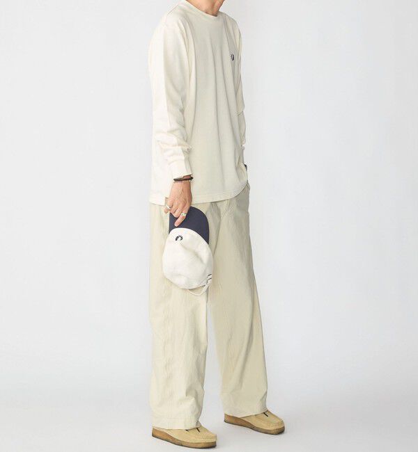 SHIPS「＜新色予約中！＞【SHIPS別注】FRED PERRY: ピケ ロングスリーブ T シャツ」|Tシャツ・カットソー|