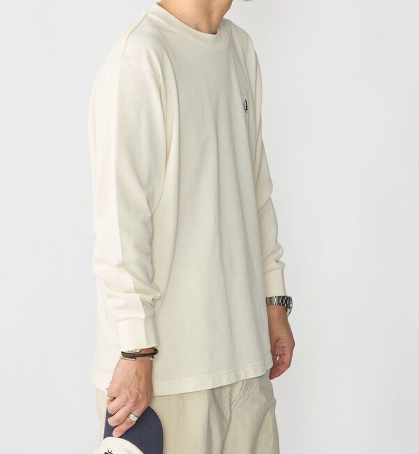 SHIPS「＜新色予約中！＞【SHIPS別注】FRED PERRY: ピケ ロングスリーブ T シャツ」|Tシャツ・カットソー|