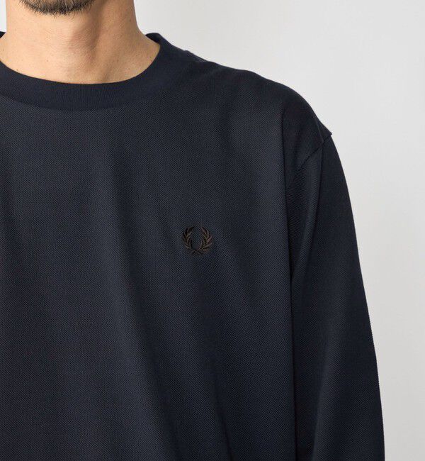 SHIPS「＜新色予約中！＞【SHIPS別注】FRED PERRY: ピケ ロングスリーブ T シャツ」|Tシャツ・カットソー|