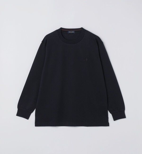 SHIPS「＜新色予約中！＞【SHIPS別注】FRED PERRY: ピケ ロングスリーブ T シャツ」|Tシャツ・カットソー|