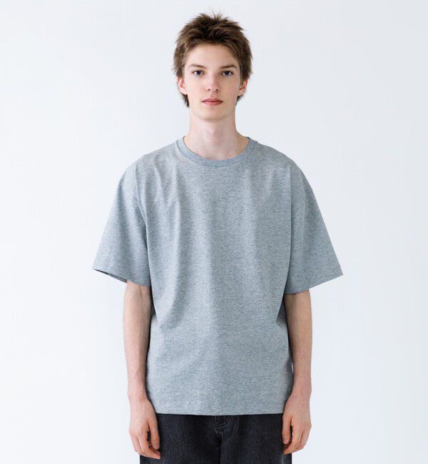 SHIPS「City Ambient Products: オーバーサイズ リラックス ボックス Tシャツ」|Tシャツ・カットソー|グレー