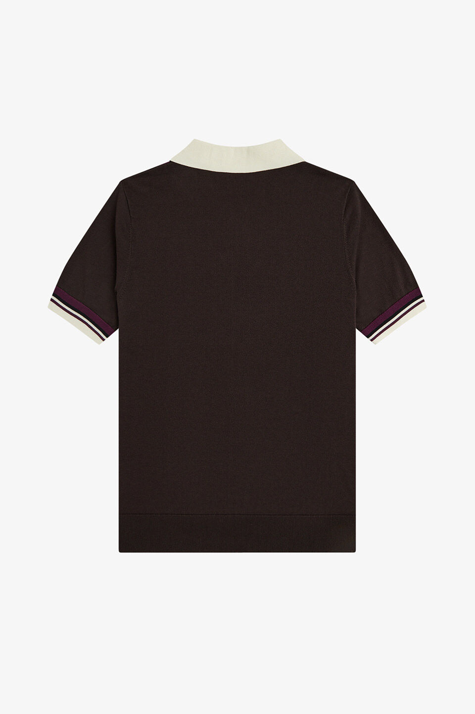 FRED PERRY 「Tipped Open Neck Knitted Shirt／オープンカラーニットポロシャツ」|ポロシャツ|