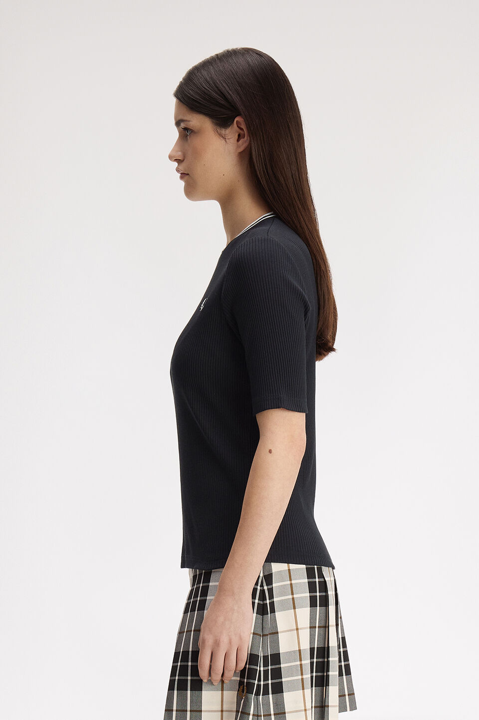 FRED PERRY 「Twin Tipped Ribbed T-Shirt／ツインティップリブTシャツ」|Tシャツ・カットソー|