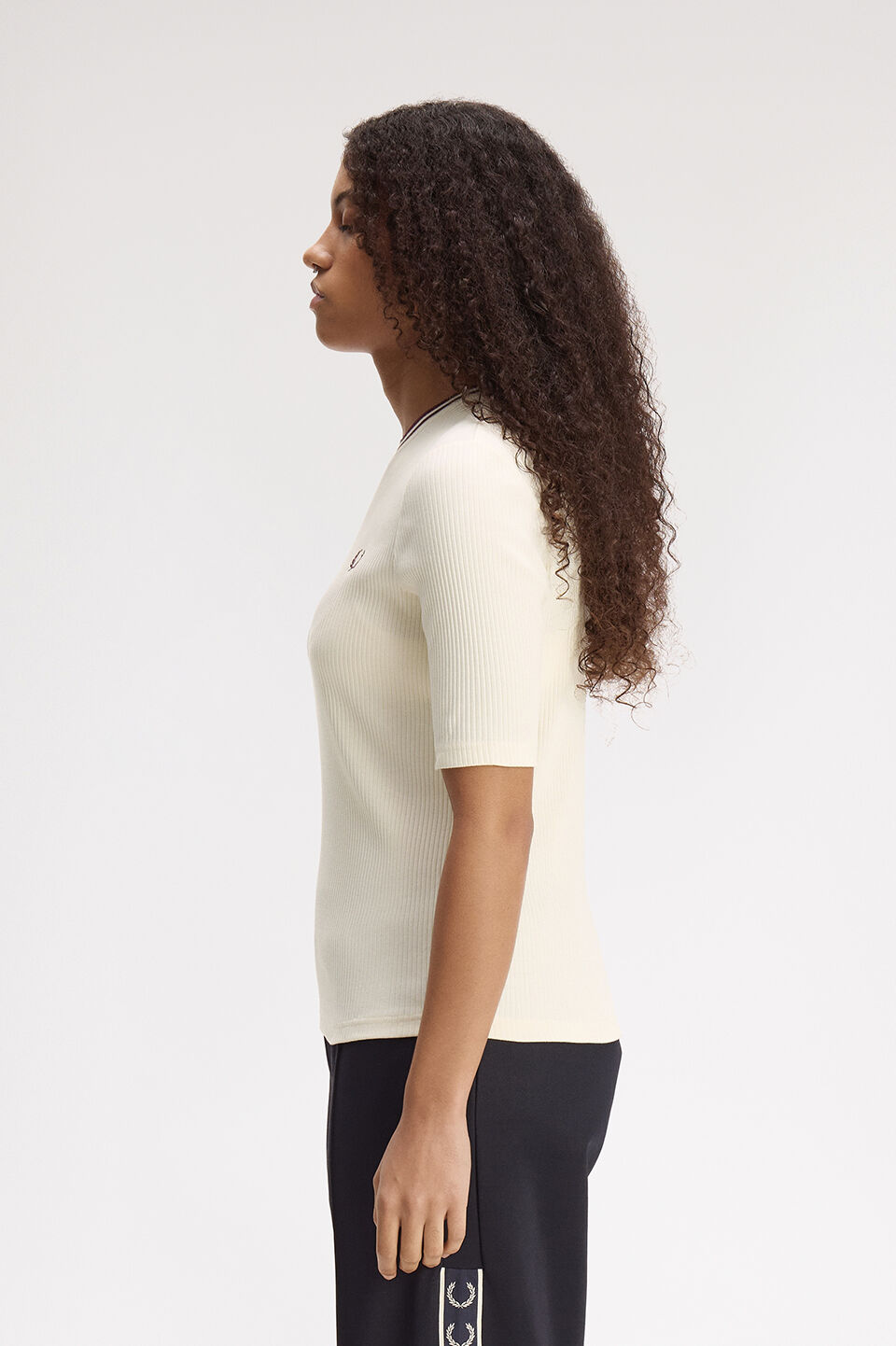FRED PERRY 「Twin Tipped Ribbed T-Shirt／ツインティップリブTシャツ」|Tシャツ・カットソー|