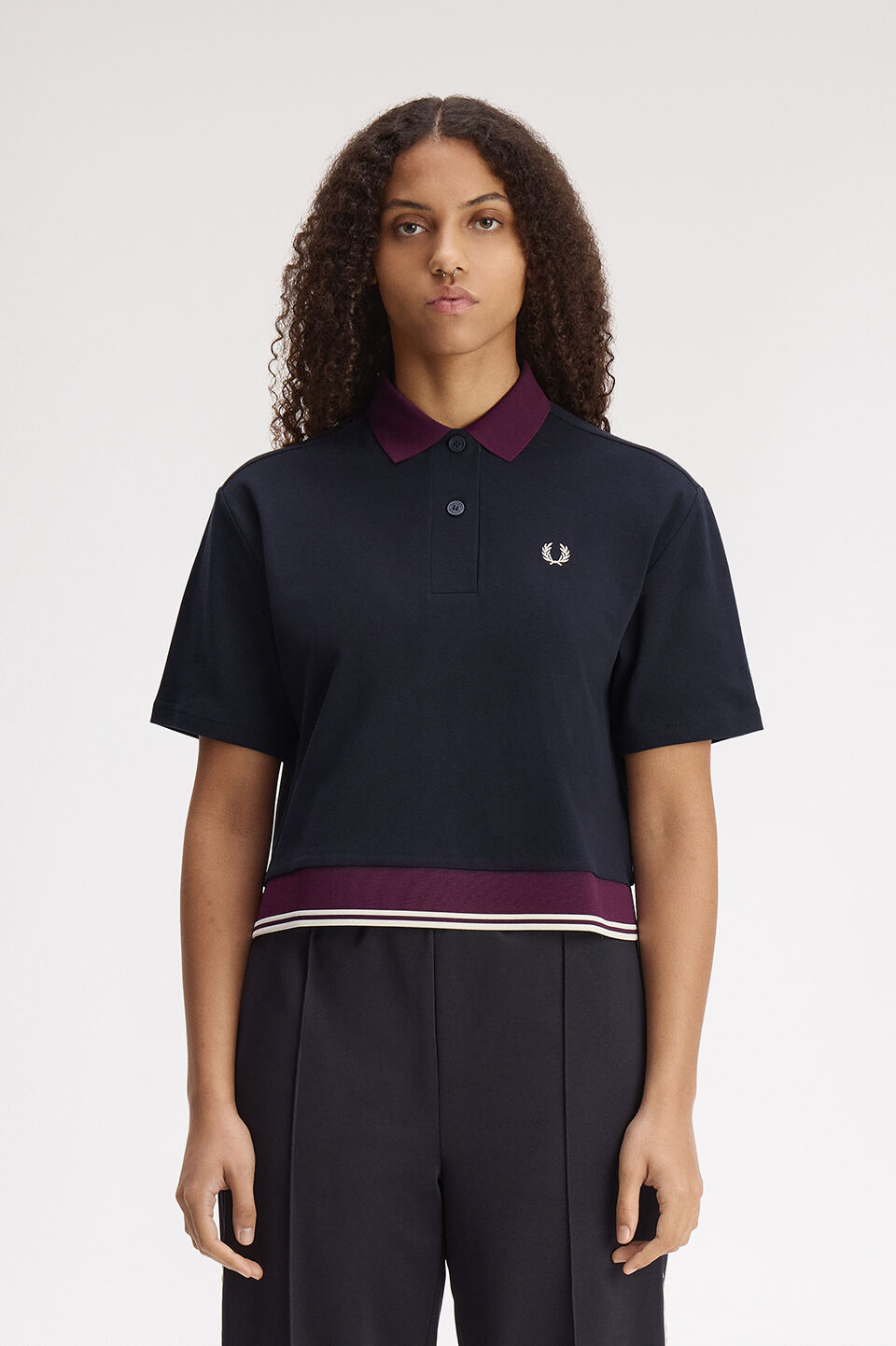 FRED PERRY 「Contrast Hem Polo Shirt／コントラストヘムポロシャツ」|ポロシャツ|