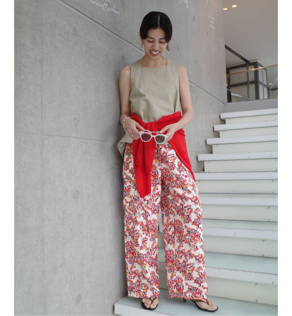 一部店舗限定》Maison IENA フローラルカーゴパンツ（IENA）｜ルミネの