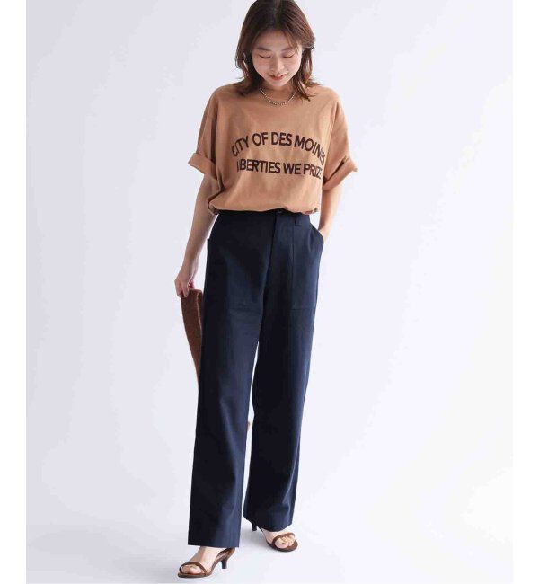 JOURNAL STANDARD relume「《追加》コットンリネンツイルベイカーパンツ」|カーゴ|