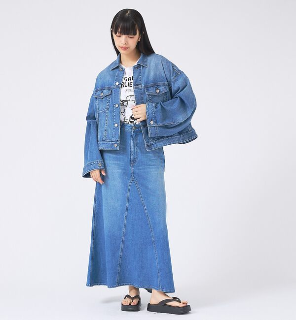 Rouge vif「【Healthy denim/ヘルシーデニム】デニムジャケット/Latte/ラテ」|ブルゾン・スタジャン|