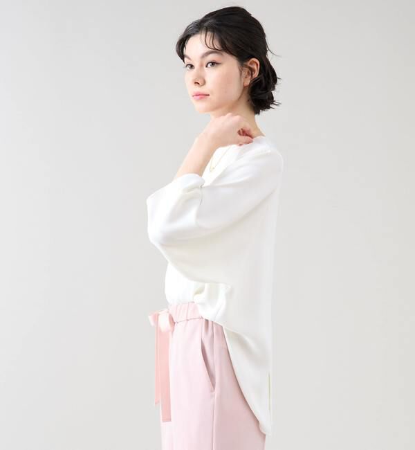 TIARA「《WEB限定カラーあり》2wayドルマンスリーブブラウス」|シャツ・ブラウス|