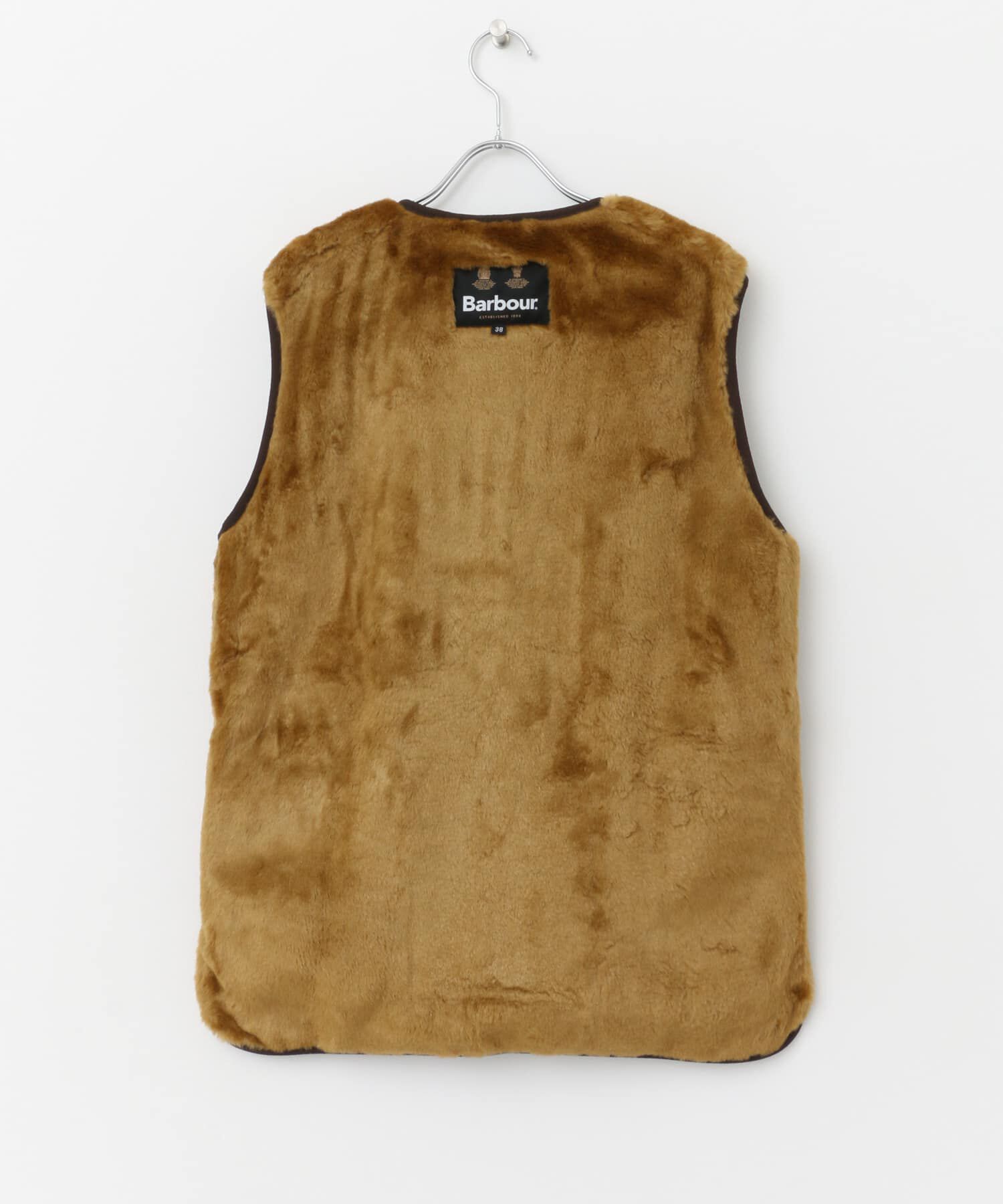 URBAN RESEARCH DOORS「Barbour　fur liner」|ノーカラーコート|