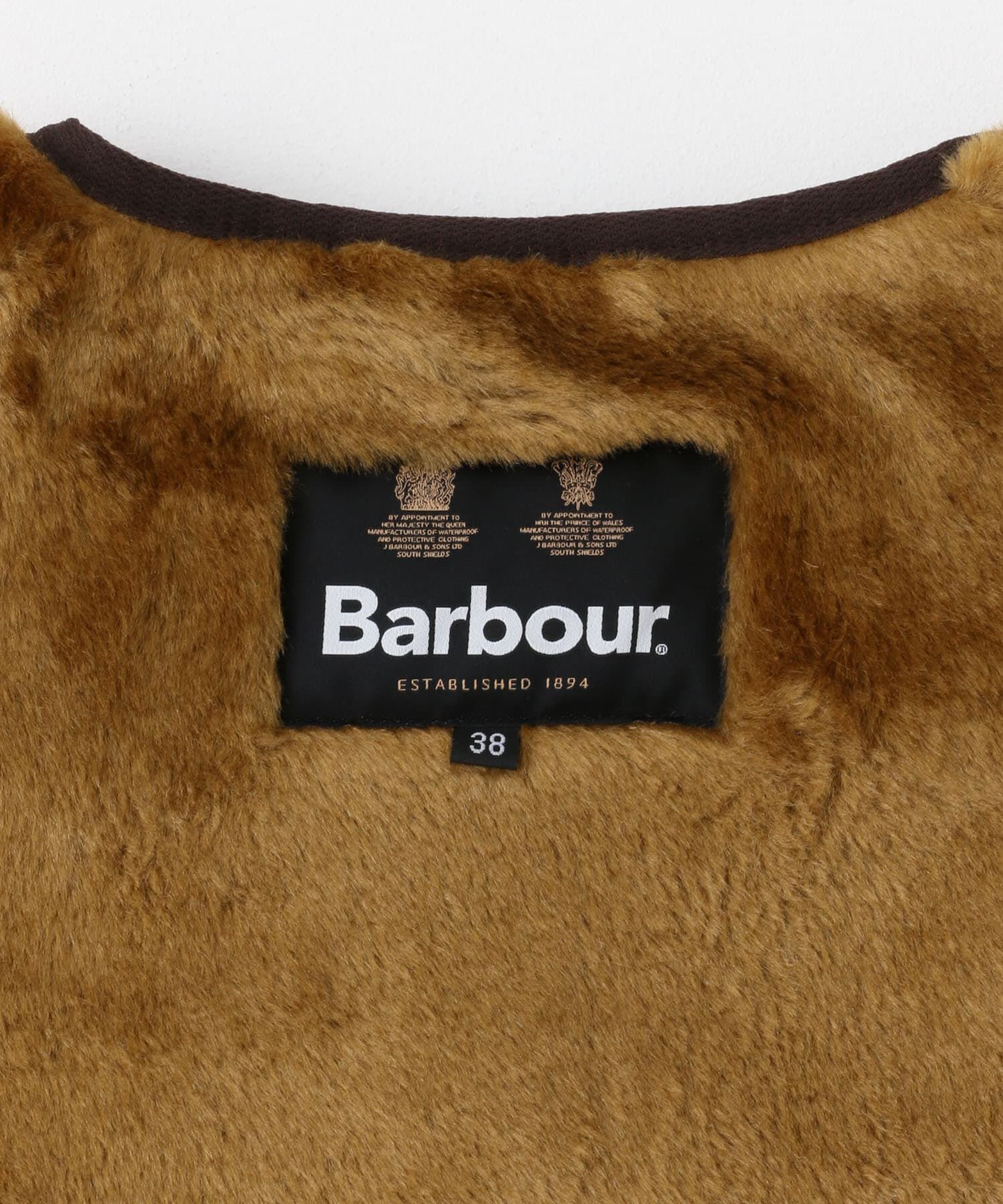 URBAN RESEARCH DOORS「Barbour　fur liner」|ノーカラーコート|