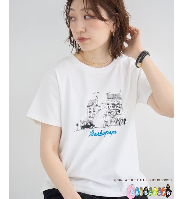  「【BARBAPAPA】アートプリントTシャツ」|Tシャツ・カットソー|