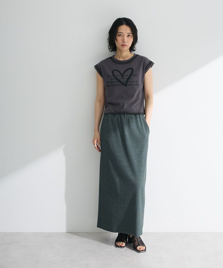 Green Parks「・swing by ハートロゴフレンチTEE」|Tシャツ・カットソー|