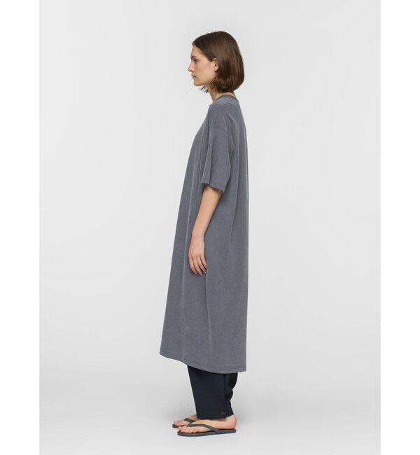 mizuiro ind「mizuiro ind クルーネックロングワンピース」|ワンピース|