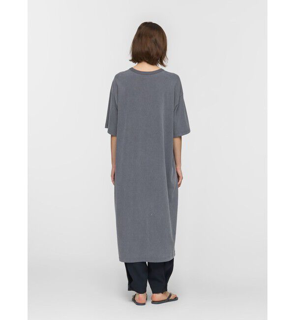 mizuiro ind「mizuiro ind クルーネックロングワンピース」|ワンピース|