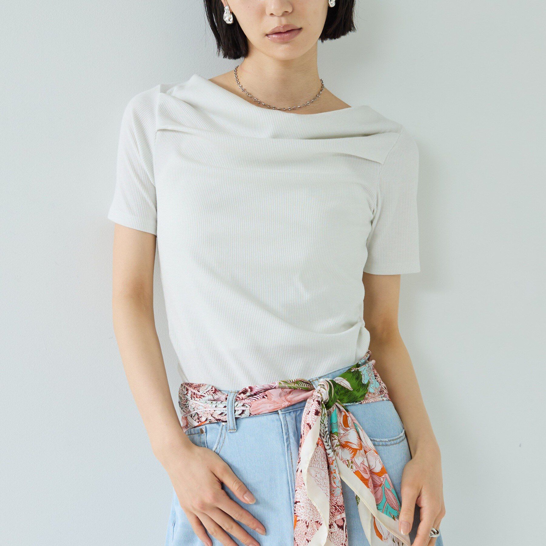 GALLEST「オフショルハーフスリーブカットソー」|Tシャツ・カットソー|
