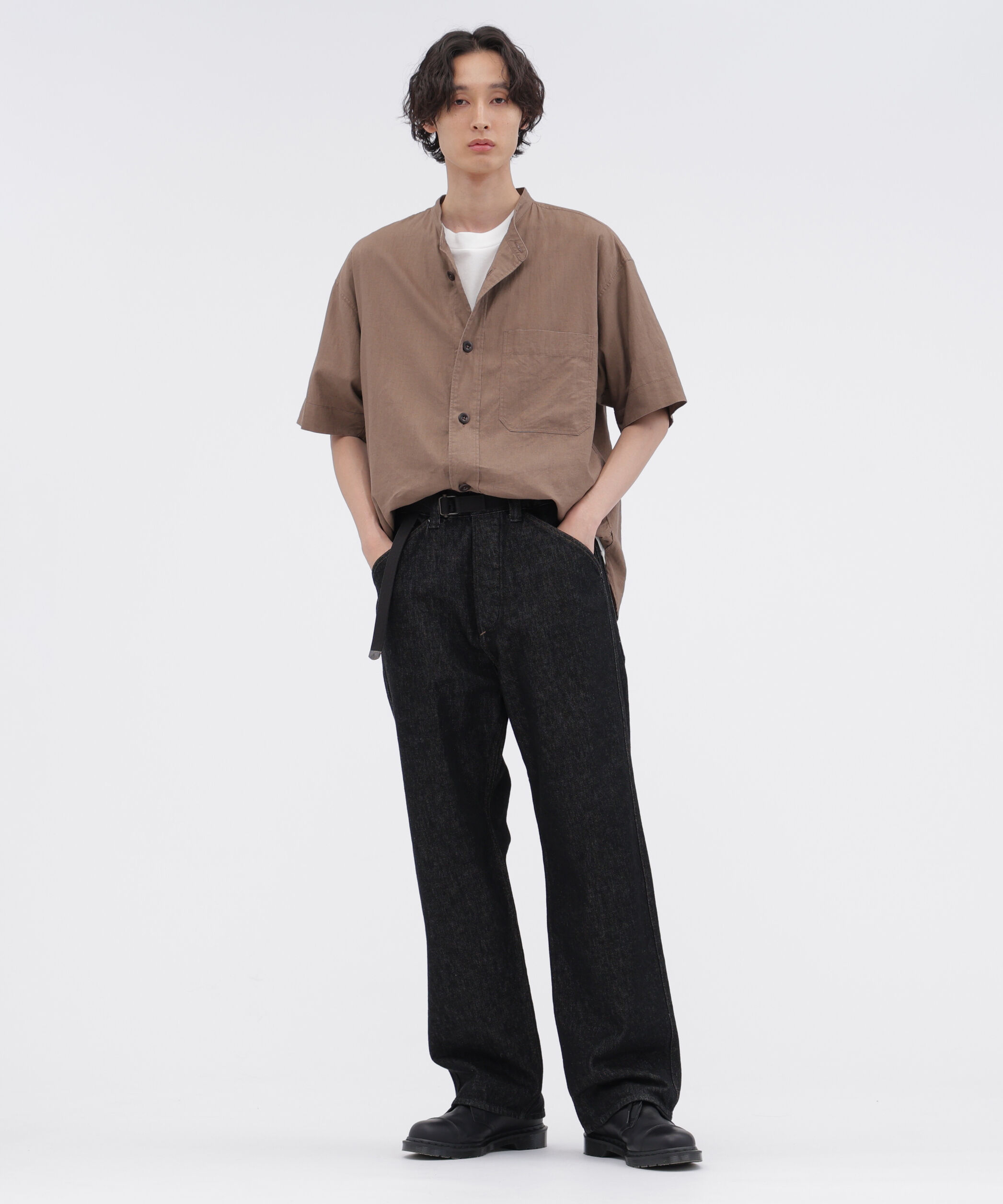 MHL.「SURFACE DYED COTTON LINEN SHIRT」|シャツ・ブラウス|