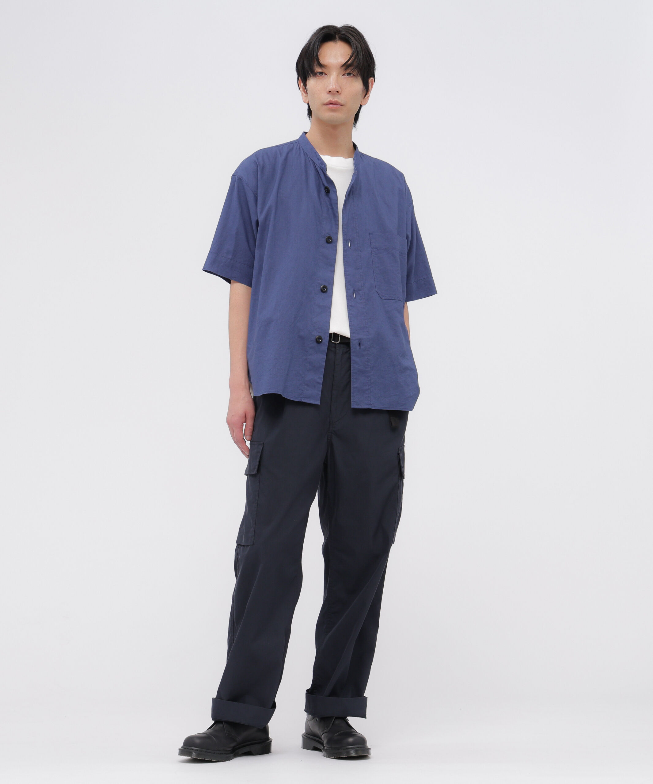 MHL.「SURFACE DYED COTTON LINEN SHIRT」|シャツ・ブラウス|