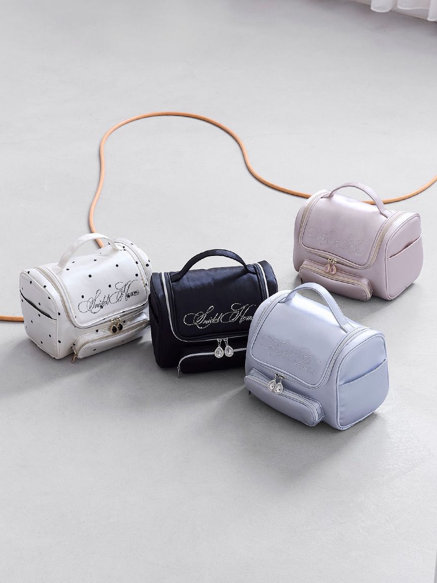 SNIDEL HOME「【WEB限定カラーあり】ビジューロゴトラベルポーチ」|ポーチ|