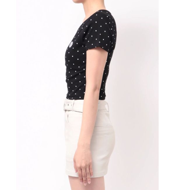 EVRIS「ドットSUNNYショートTシャツ」|Tシャツ・カットソー|
