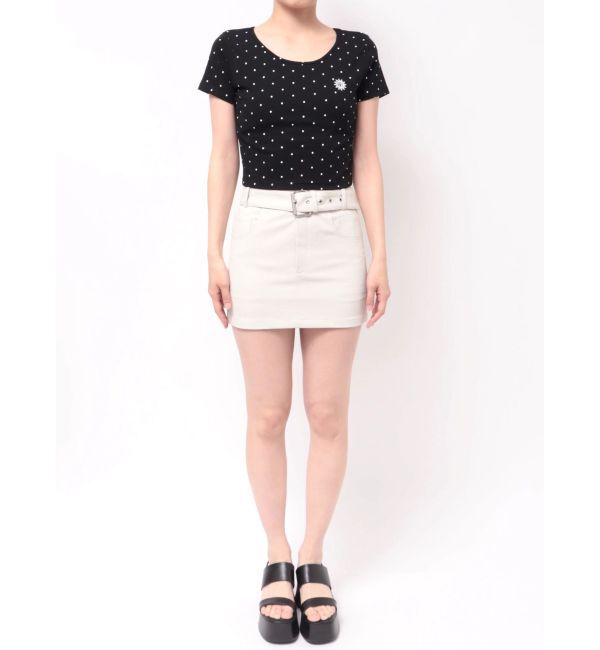 EVRIS「ドットSUNNYショートTシャツ」|Tシャツ・カットソー|