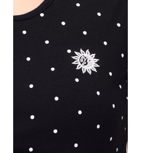 EVRIS「ドットSUNNYショートTシャツ」|Tシャツ・カットソー|
